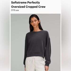 Softstreme Perfectly Oversized Cropped Crew